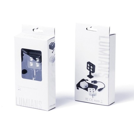 Flash lumière pour téléphone noir