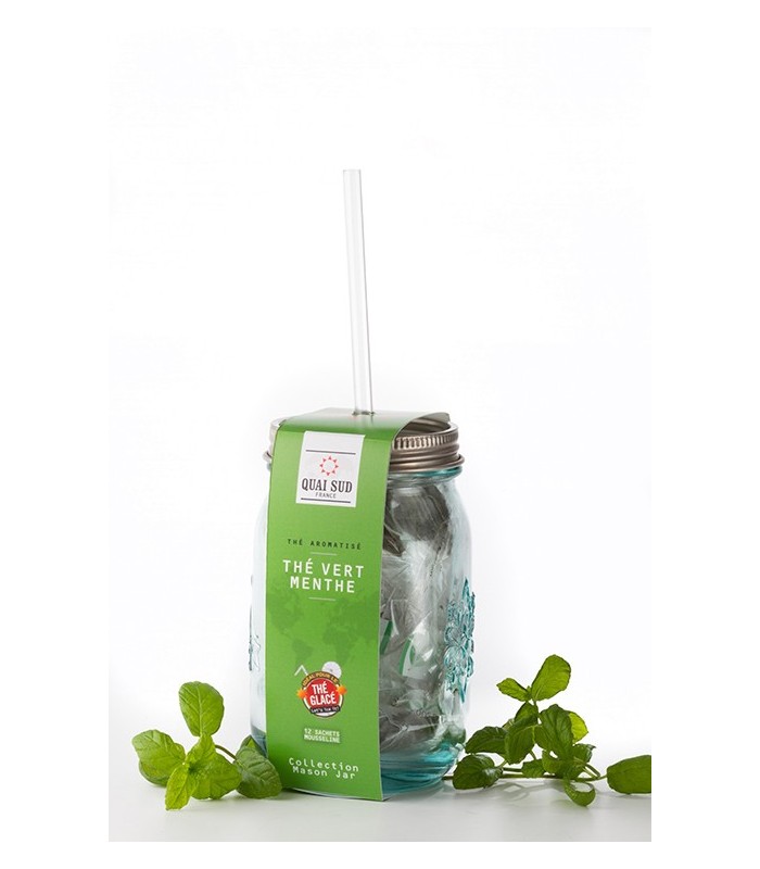 Thé vert glacé menthe