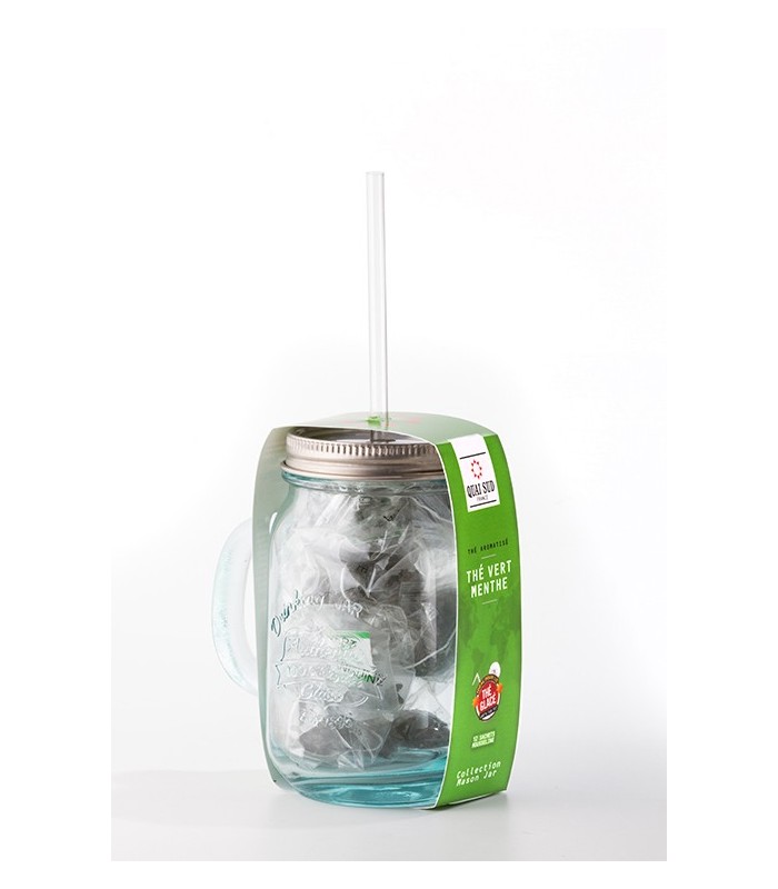 Thé vert glacé menthe