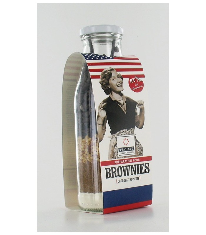 Préparation pour brownies chocolat noisette