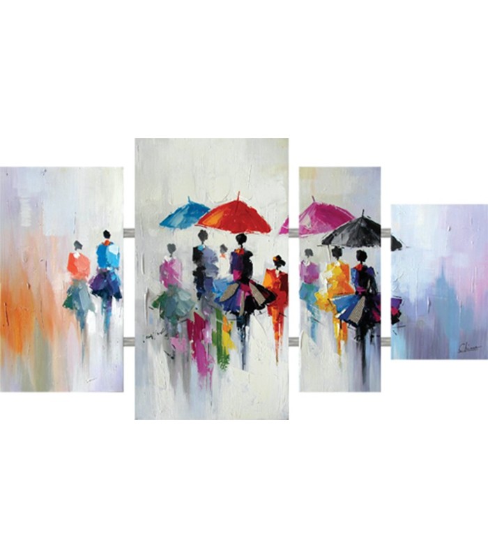 Toile Quadriptyque 70 x 122