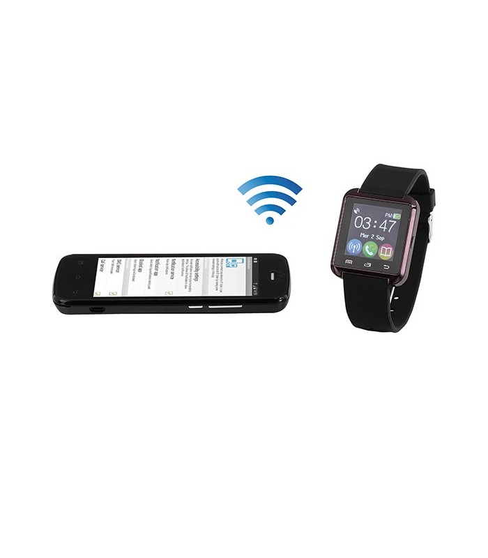 Montre connectée, noir