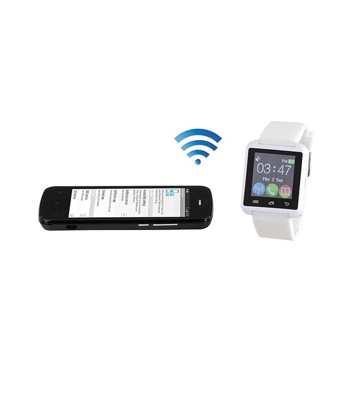 Montre connectée, blanc