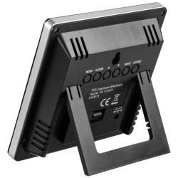 Station météo écran couleur, noir