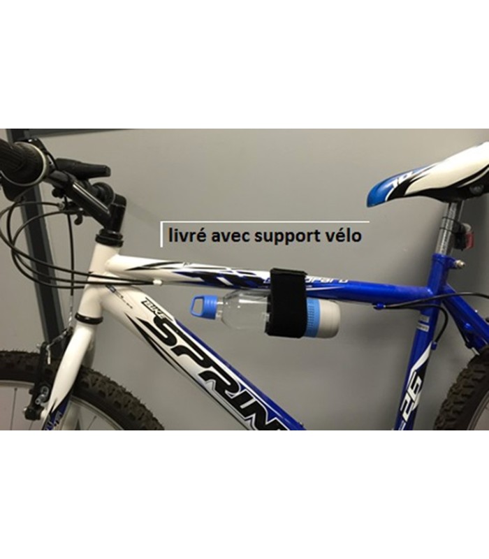 Bouteille de sport enceinte Bluetooth vert