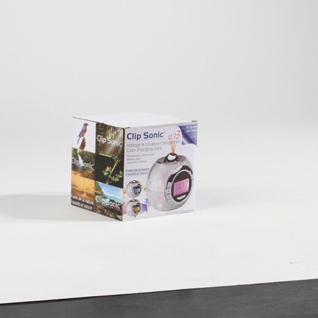 Horloge à couleurs changeantes