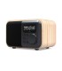 Enceinte Bluetooth radio réveil en bois