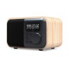 Enceinte Bluetooth radio réveil en bois