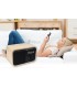 Enceinte Bluetooth radio réveil en bois