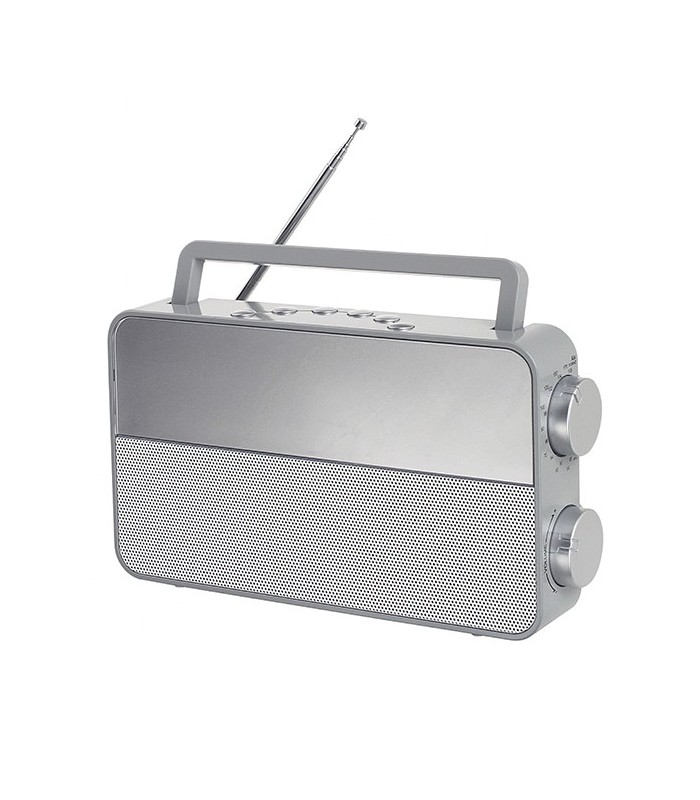Radio analogique AM/FM grise