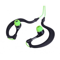Ecouteurs étanches noir et vert