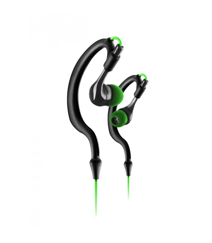 Ecouteurs étanches noir et vert