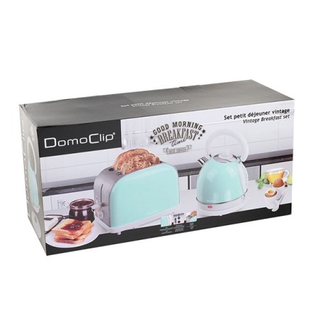 Set petit déjeuner vintage vert