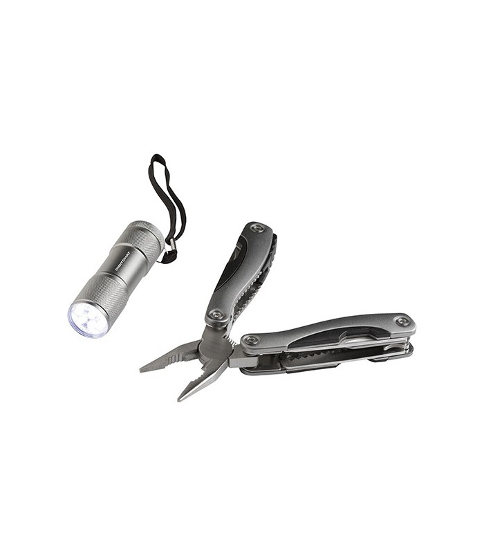 Coffret pince multifonctions + lampe torche