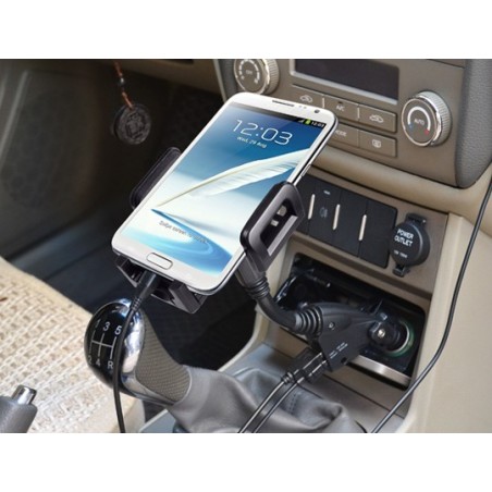 Support chargeur voiture universel 2 USB