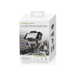 Support chargeur voiture universel 2 USB