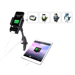 Support chargeur voiture universel 2 USB