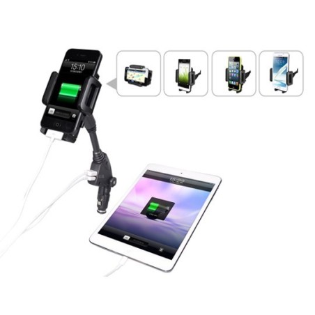 Support chargeur voiture universel 2 USB