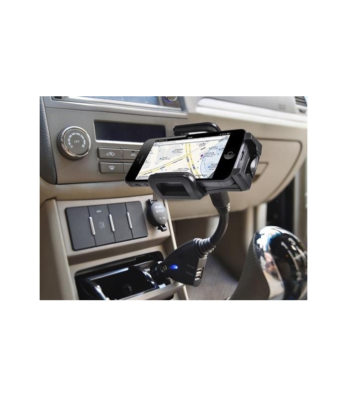Support chargeur voiture universel 2 USB
