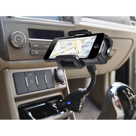 Support chargeur voiture universel 2 USB