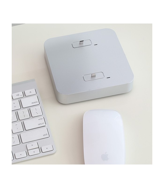 Station de chargement universelle 2 ports blancs