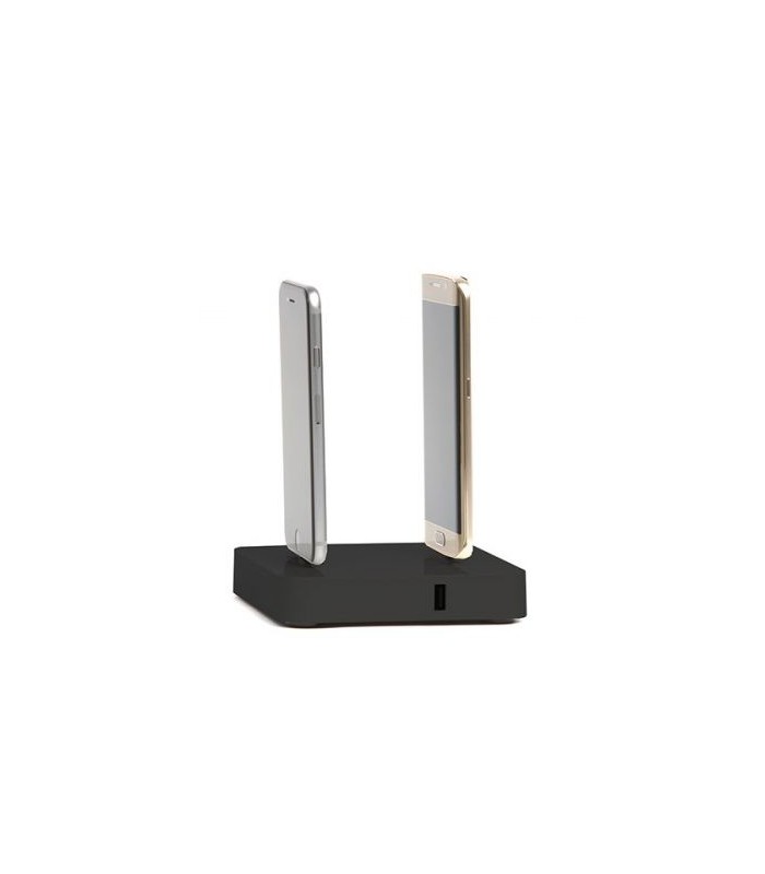 Station de chargement universelle 2 ports, noir