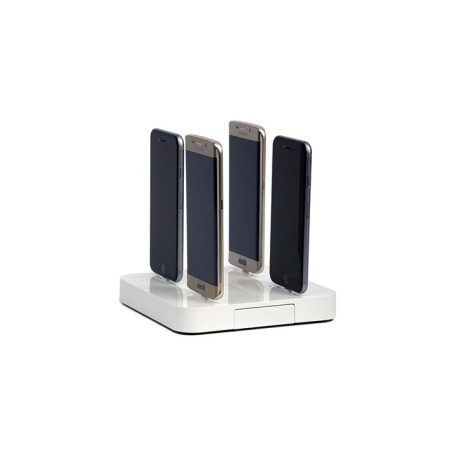 Station de chargement universelle 4 ports, blanc