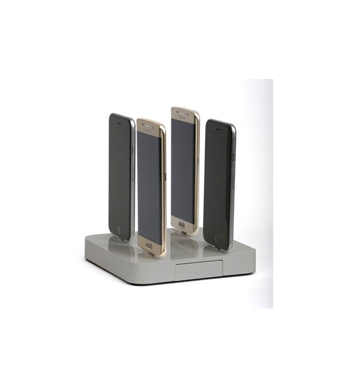 Station de chargement universelle 4 ports, gris