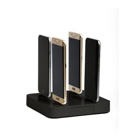 Station de chargement universelle 4 ports, noir