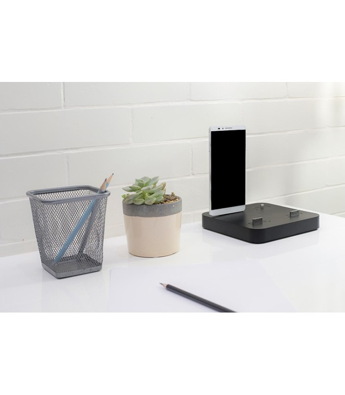 Station de chargement universelle 4 ports, noir