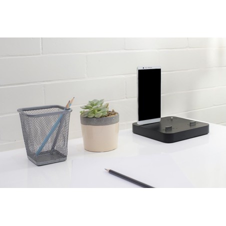 Station de chargement universelle 4 ports, noir