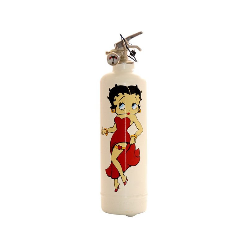 Extincteur domestique Betty Boop long dress blanc