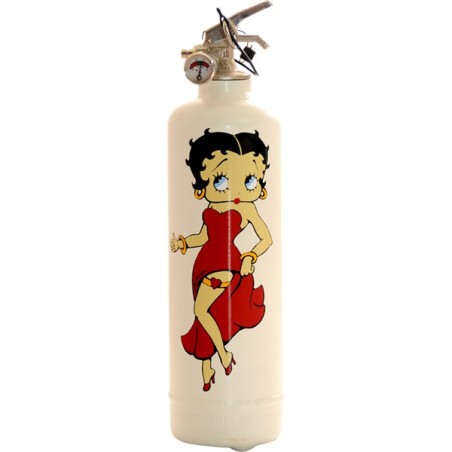 Extincteur domestique Betty Boop long dress blanc