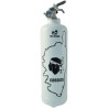 Extincteur domestique Fire Design Corsica blanc noir