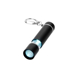 Porte clés lampe torche noir