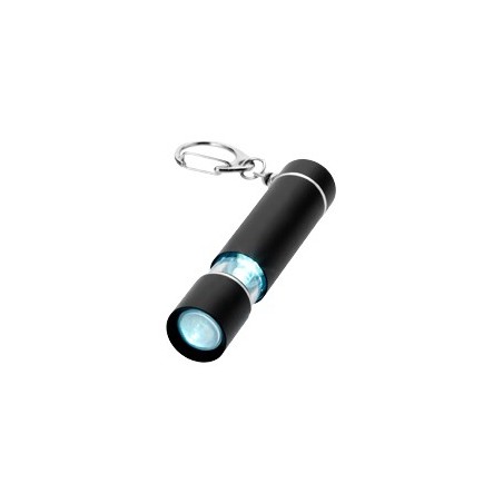 Porte clés lampe torche noir