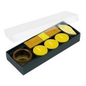 Set bougies encens jaune parfum citron