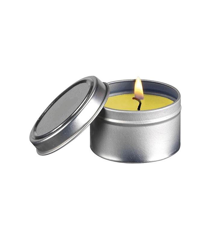 Petite bougie parfumée jaune