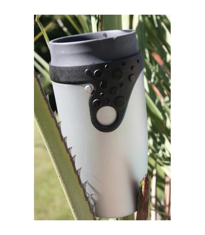 Mug étanche gris et noir Silver Flash