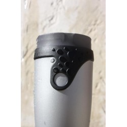 Mug étanche gris et noir Silver Flash