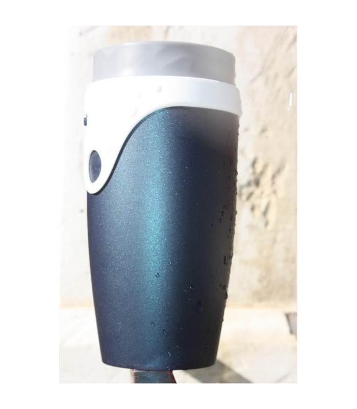 Mug étanche bleu nuit et blanc Moon Light