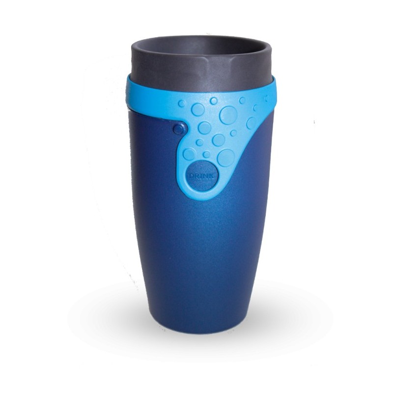 Mug étanche bleu nuit et bleu ciel Deep Blue