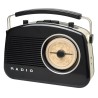 Radio rétro 60's Bluetooth noire