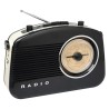 Radio rétro 60's Bluetooth noire