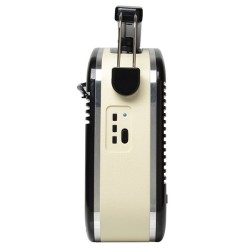 Radio rétro 60's Bluetooth noire