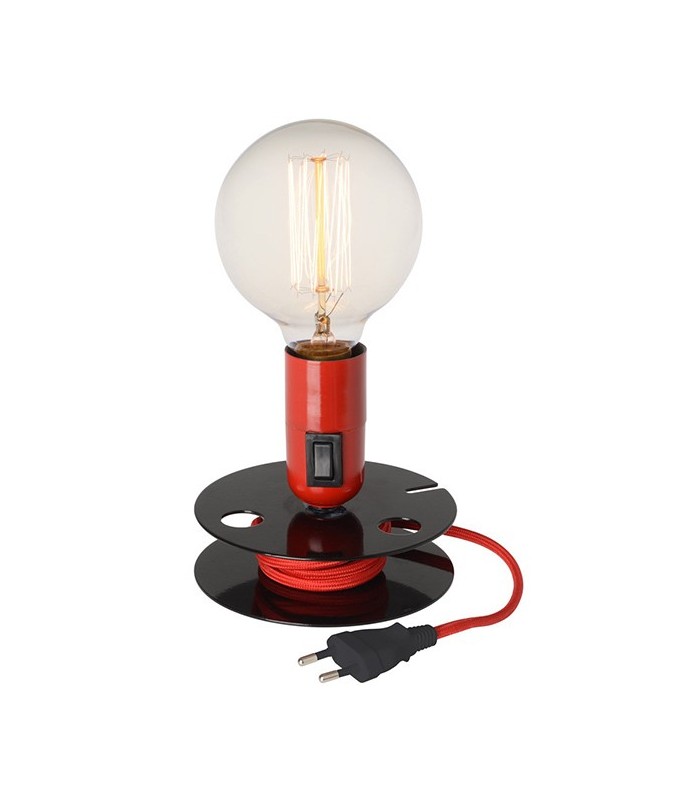 Lampe bobine rouge