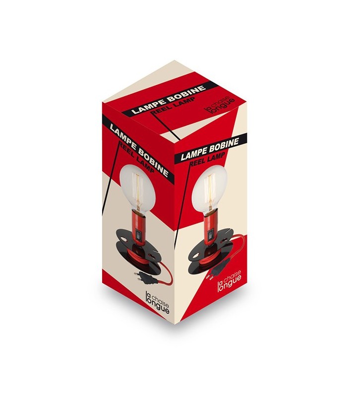 Lampe bobine rouge