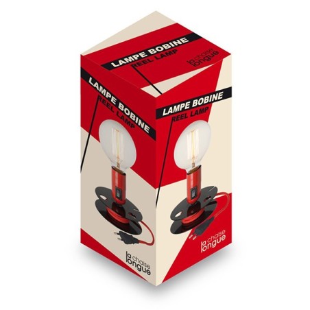 Lampe bobine rouge
