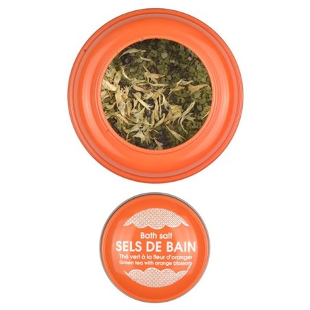 Sels de bain thé vert à la fleur d'oranger