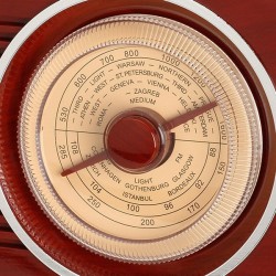 Radio rétro 60's rouge